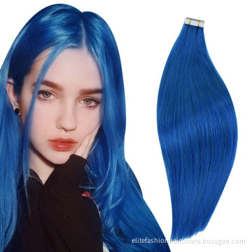 Healthy bouncy texture for Long Hair Straight Tape Extensions Human Hair Tape in Colored Extensions Tape in Hair Extensions